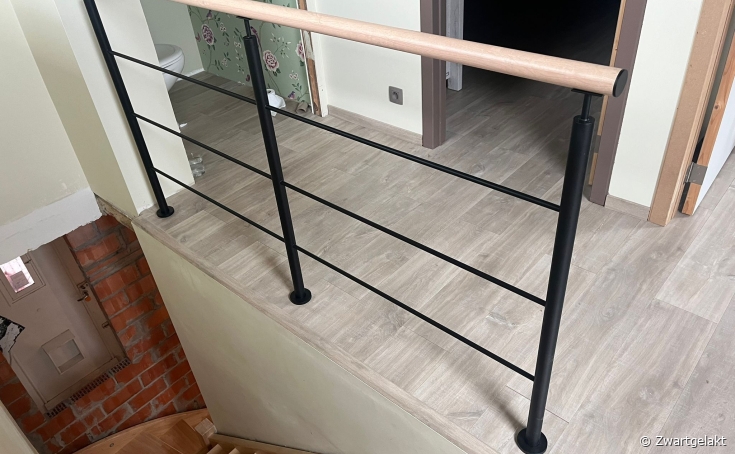 Black balustrade
